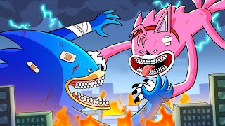 SHIN SONIC TAPES  SHIN SONIC vs SHIN AMY  The Sonic Tapes Animation [upl. by Ynitsed]