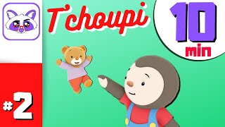 🟪 T’choupi 10 MINUTES  Compilation 02  LECTURE  Conte pour enfant Histoire pour dormir  Livre [upl. by Branca]