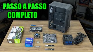 COMO MONTAR UM PC PASSO A PASSO COMPLETO 2024 [upl. by Braeunig4]