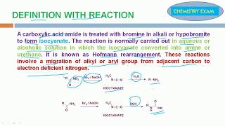 Hofmann Rearrangement  Definition Mechanism and Examples [upl. by Gibbie]