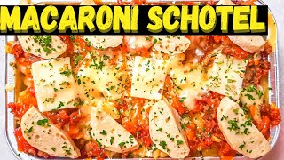 MACARONI SCHOTEL EASY RECIPE  RESEP MAKARONI SKOTEL PANGGANG GURIH ENAK [upl. by Onfre]