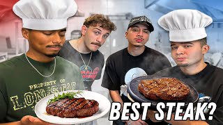 HOW TO COOK THE PERFECT STEAK Ft Los boyz [upl. by Hcardahs116]