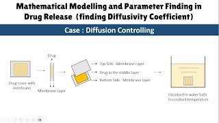 Mathematical Modelling and Parameter Finding in Drug Release finding Diffusivity Coefficient [upl. by Eanore]