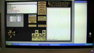 CAMaster CNC Router and Wincnc Video Tutorial Part 5 [upl. by Aliakim]