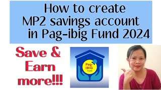 How to create MP2 savings account 2024 [upl. by Danni]