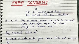 Free consent  Coercion  Indian Contract Act 1872 [upl. by Lletnwahs]