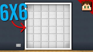 How To Build a 6X6 PISTON DOOR Minecraft Bedrock 121 Tutorial [upl. by Endora958]