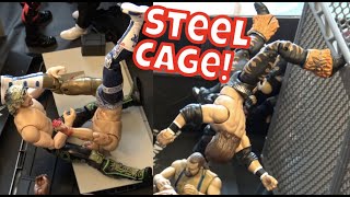 BIGGEST WWE action figure set up  STEEL CAGE [upl. by Vada]