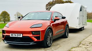 Porsche Macan electric review plus why towing with an EV is not good news [upl. by Iffar]