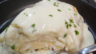 CREAMY CHEESY WHITE LASAGNA [upl. by Hattie67]