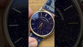 A Lange amp Söhne Saxonia Thin Copper Blue 205086 1Minute Watch Review [upl. by Anikehs]