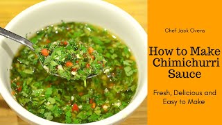 How To Make Chimichurri Sauce [upl. by Ailekat]