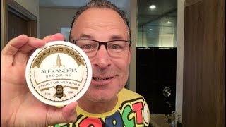 Alexandria Fragrances Does Shave Soap and A Shave [upl. by Heiskell]