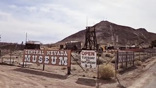 Driving Nevada The Central Nevada Museum in Tonopah Nevada [upl. by Arutnev223]