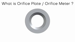 What is Orifice Plate  Its construction  working and Industrial Application explained in 3D [upl. by Shamrao]