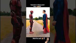 Superman vs Flash Speed Race 🔥💯 😱🗿 shorts dc justicleague flash viralvideo tranding [upl. by Legra]