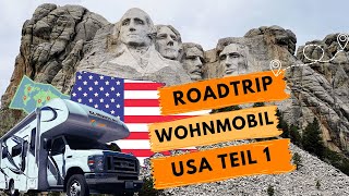 Roadtrip quer durch die USA mit dem Wohnmobil RV  Camping  Urlaub mit Baby 2022  Teil 1 [upl. by Enialehs]