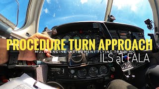 Procedure Turn Approach at Lanseria International Airport South Africa  Fly With Sky [upl. by Aicirtal]