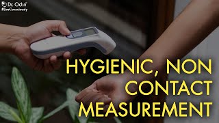 Hygienic amp Non Contact Measurement with Dr Odin Infrared Thermometer A200 [upl. by Lesak]