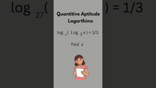 Quantitive Aptitude in Logarthims ytshorts shortviral maths ssc rrb [upl. by Orren]