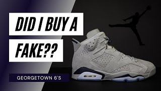 Guided Laces Georgetown 6s Real vs Fake [upl. by Harolda]