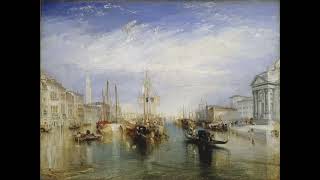 Musical Museum W Turner  Venice from Madonna della Salute 1835 [upl. by Aehtela]