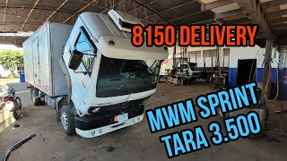 vw 8150 motor mwm sprint  teste na subida [upl. by Ahseenak]