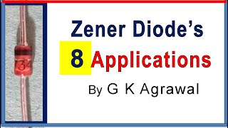 Zener diode 8 Applications of Zener diode [upl. by Vilberg]