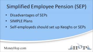 Simplified Employee Pension SEP [upl. by Elsinore]