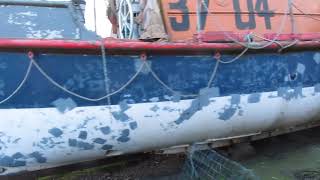 ex rnli lifeboat robert and dorothy hardcastle 3704 ex filey restoration part1 [upl. by Lattonia]