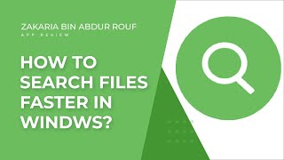 Fastest Searching Tool for Windows UltraSearch  Installation Guide [upl. by Dwinnell]