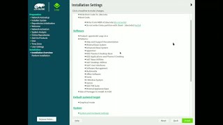 Installation of Opensuse Leap 154 [upl. by Brear777]