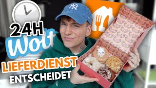 Lieferdienst entscheidet 24h lang was ich esse Vegan Edition  Fabi Wndrlnd [upl. by Ellary]