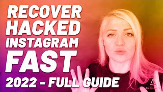 How to recover hacked Instagram account fast 2022 [upl. by Irrot]