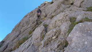 Predigtstuhl Karwendel SWPfeiler Klettertour [upl. by Ruder65]