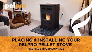 Placing amp Installing Your PelPro Pellet Stove [upl. by Ennovehc245]