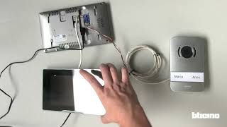 Bticino Easykit videocitofono installazione impianto bifamiliare [upl. by Dode]