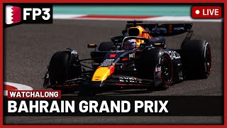 F1 Live Bahrain GP Free Practice 3  Watchalong  Live Timings  Commentary [upl. by Alverta109]