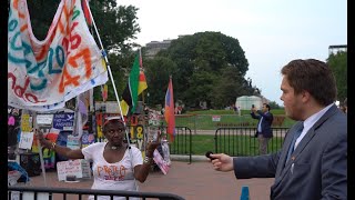 Trolling Liberal Protestors at the White House Pt 1 [upl. by Shipman525]