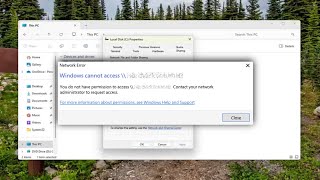 Windows Cannot Access Network Error on Windows 1011 Solution [upl. by Decker]