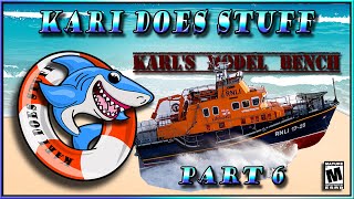 Karidoesstuff is live  Building more of the RNLIs quotSevern Class Lifeboatquot Part 6 [upl. by Cutlor]