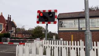 Caverswall Level Crossing  Staffordshire [upl. by Llirret]