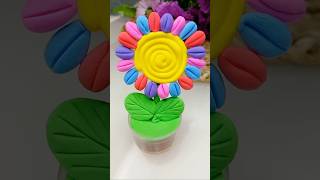 Clay flower making tutorial claycraft clayart art shorts clayflowerart flowers diy clay [upl. by Milissa947]