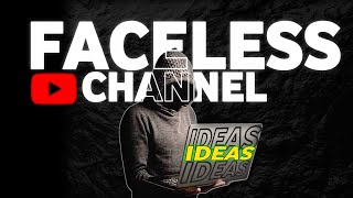 Top 10 faceless YouTube channel ideas 2023 🧐 [upl. by Market]