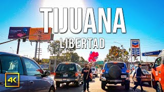 Driving Through Colonia Libertad 4K  Tijuana Baja California  Mexico [upl. by Einnahpets]