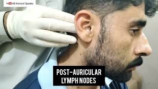 Lymph nodes examination  ENT Examination [upl. by Beauregard729]