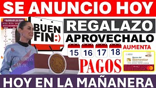 🎁 ¡URGENTE 🔔 La PRESIDENTA Anuncia BUEN FIN REGALOS para ADULTOS MAYORES en la MAÑANERA de HOY 🗓️😱 [upl. by Atekihs]