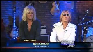 Def Leppards Joe Elliott amp Rick Savage on More Access TV Show [upl. by Winson]