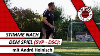 SV PanitzschBordsdorf  Dresdner SC 05 792024  Stimme nach dem Spiel 2 [upl. by Ordnas]