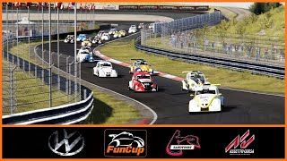 VW FUN CUP  Zandvoort with banked curve Assetto Corsa [upl. by Nnayt]